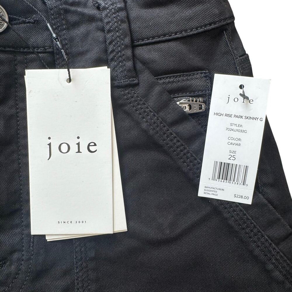 Joie Women's High Waisted Park Limited Edition Cargo Style Pant Black Size 25 - Picture 4 of 5